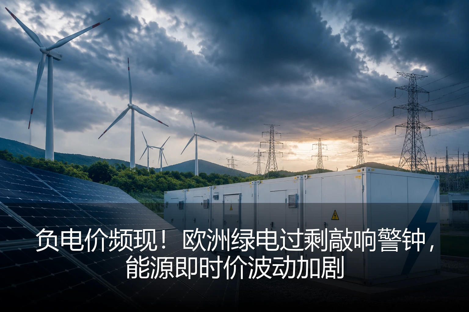 负电价频现！欧洲绿电过剩敲响警钟，能源即时价波动加剧
