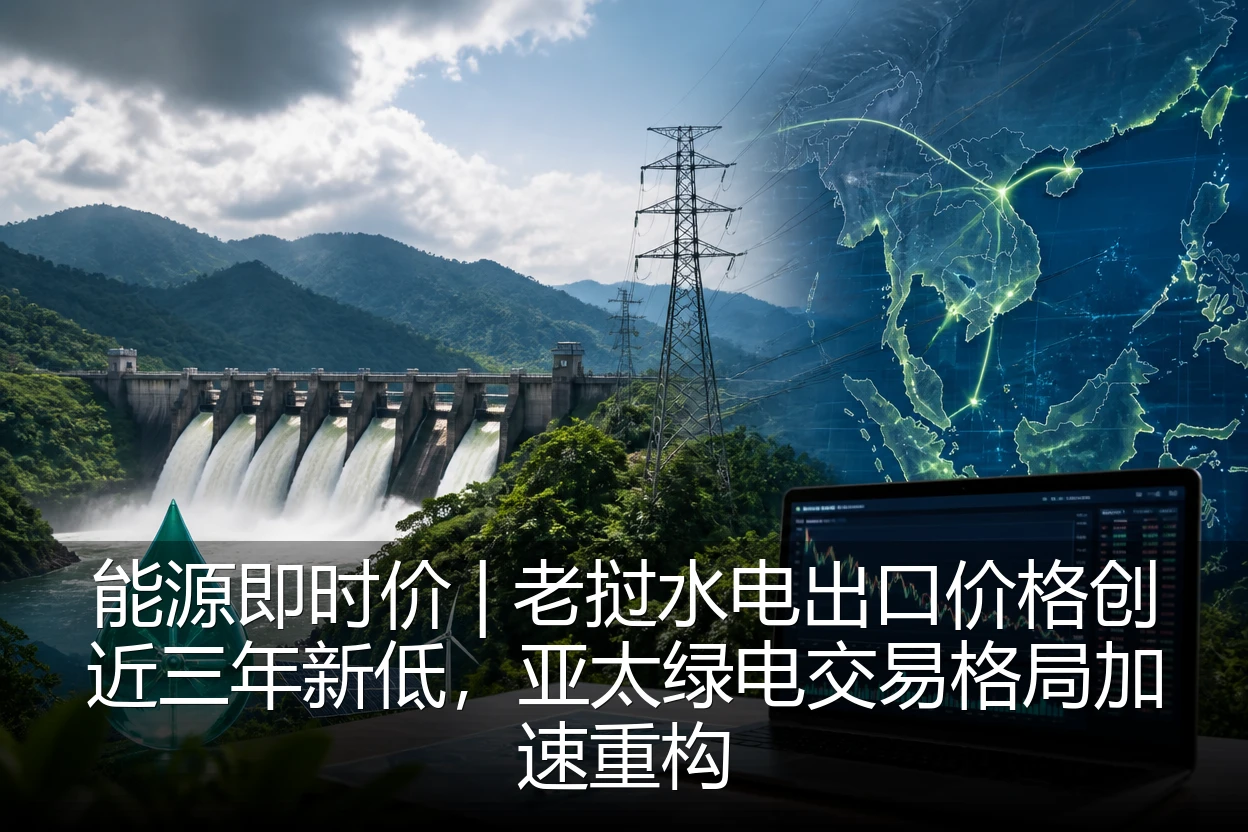 能源即时价 | 老挝水电出口价格创近三年新低，亚太绿电交易格局加速重构