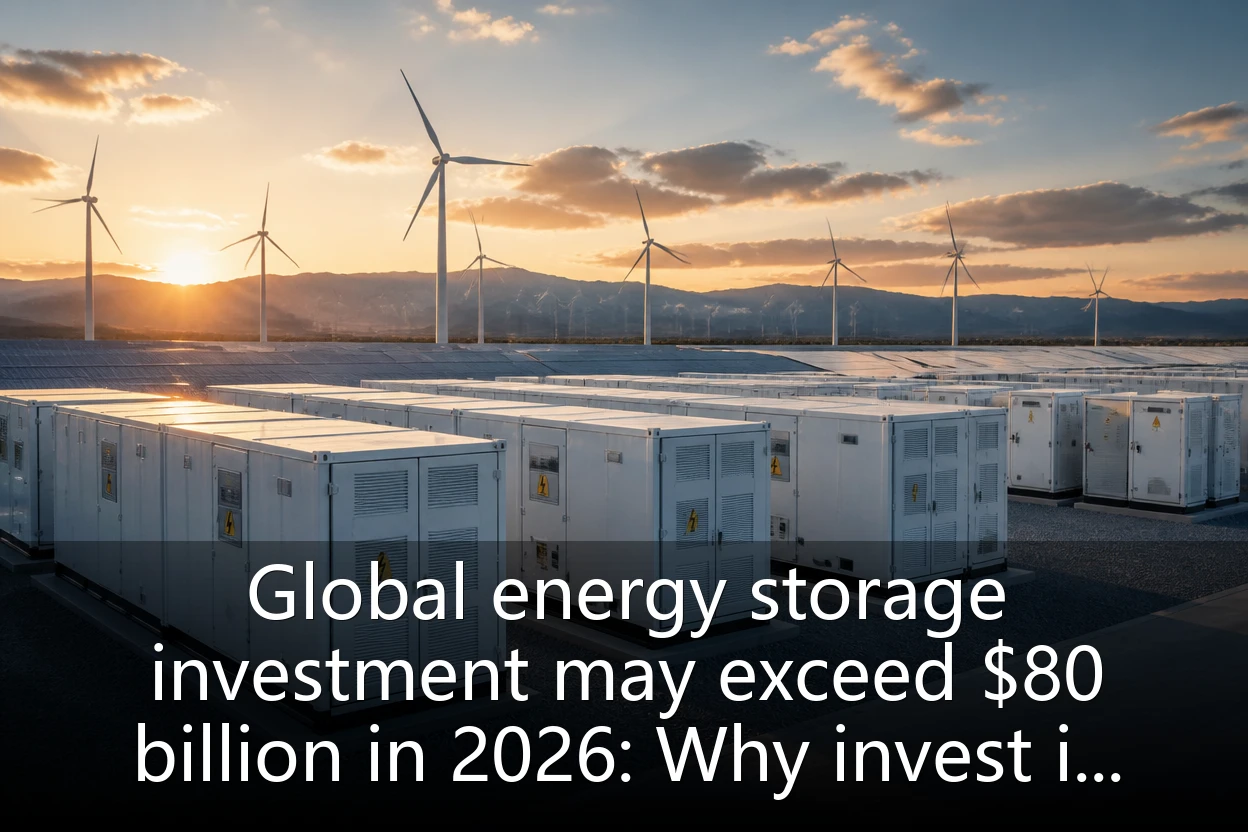 Global energy storage investment may exceed $80 billion in 2026: Why invest in energy enters a new growth phase