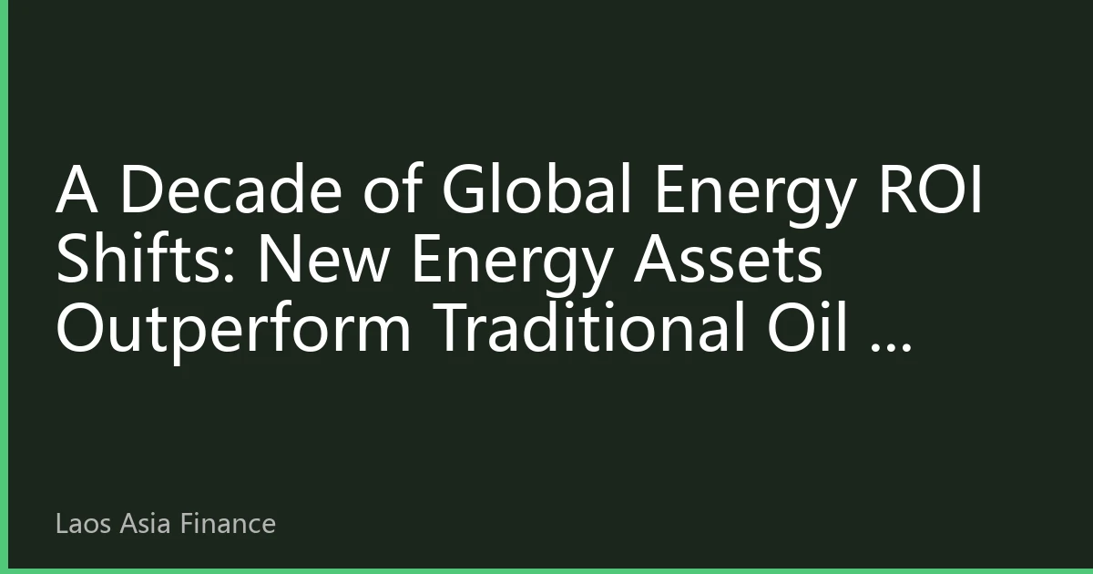 A Decade of Global Energy ROI Shifts: New Energy Assets Outperform Traditional Oil & Gas, Asia-Pacific Leads—Why Invest in Energy's New Logic