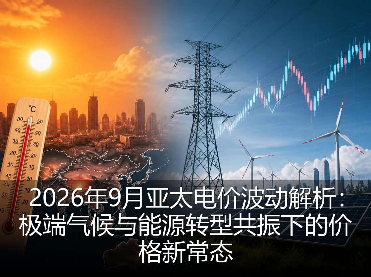 2026年9月亚太电价波动解析：极端气候与能源转型共振下的价格新常态