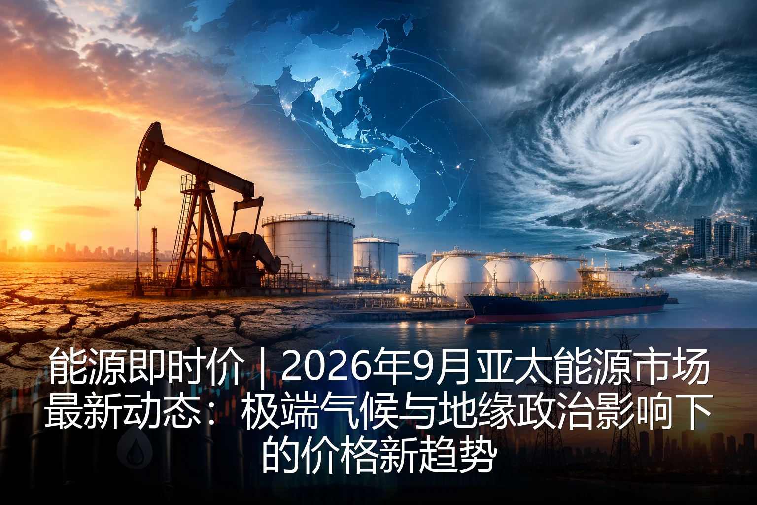 能源即时价 | 2026年9月亚太能源市场最新动态：极端气候与地缘政治影响下的价格新趋势
