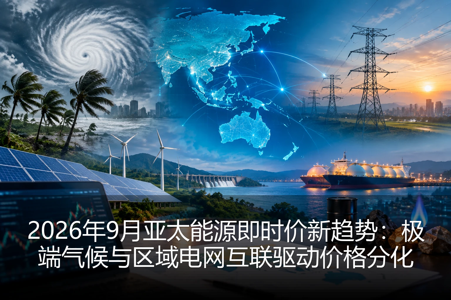 2026年9月亚太能源即时价新趋势：极端气候与区域电网互联驱动价格分化